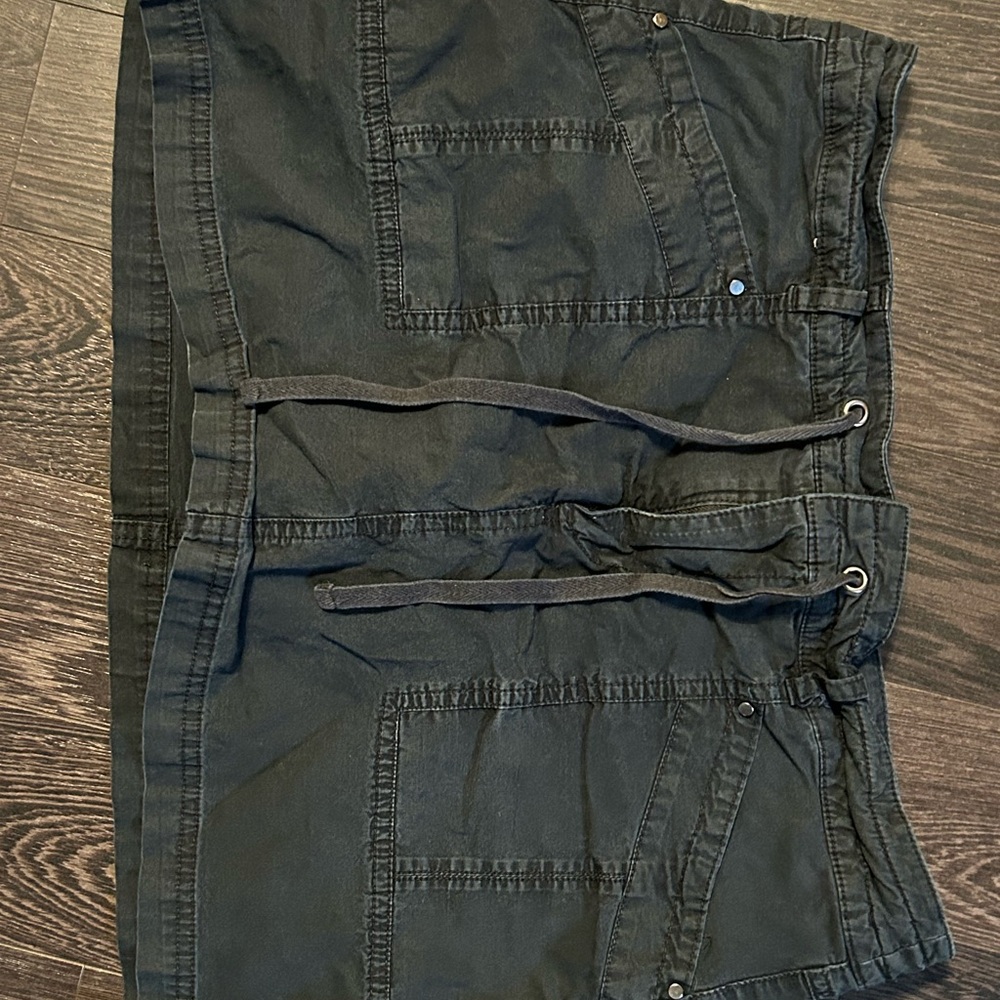 Y2K Spring Drawstring Cargo Mini Skirt - Picture 3 of 5